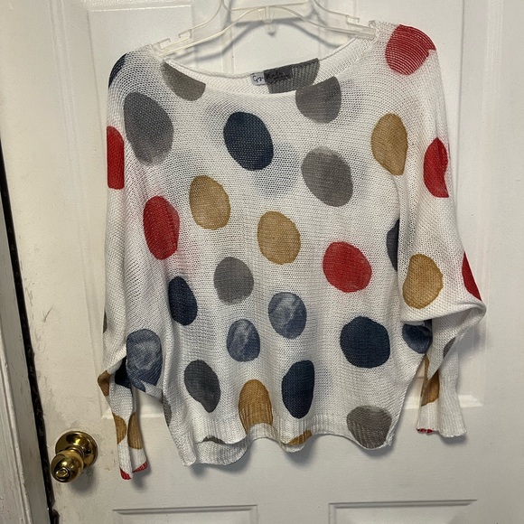 Gigi Moda Polka Dot Sweater - Picture 1 of 4